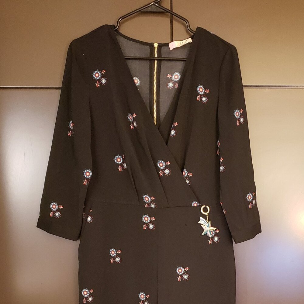 🔥 Ted Baker London Jumper Jumpsuit - Used - Size 2 - Great Condition